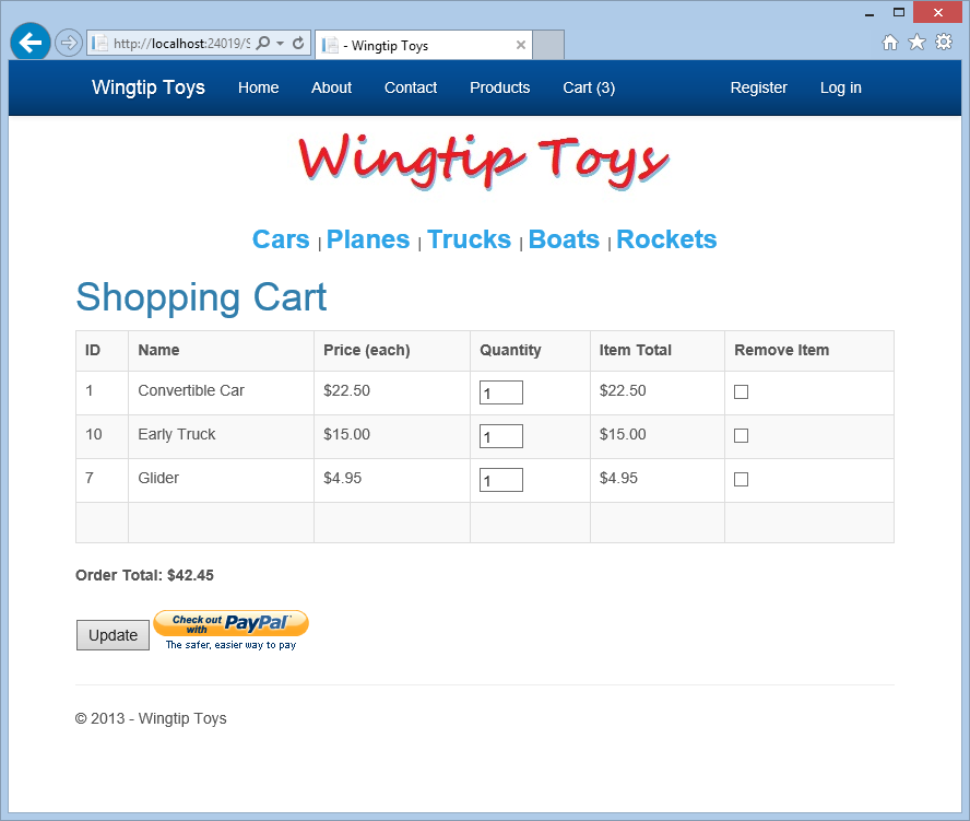 Wingtip 玩具-购物车